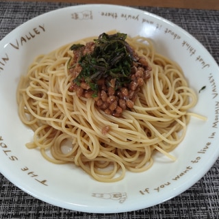 大人気！簡単納豆パスタ(*^^*)